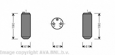 AVA QUALITY COOLING vod108 -  Осушитель, кондиционер